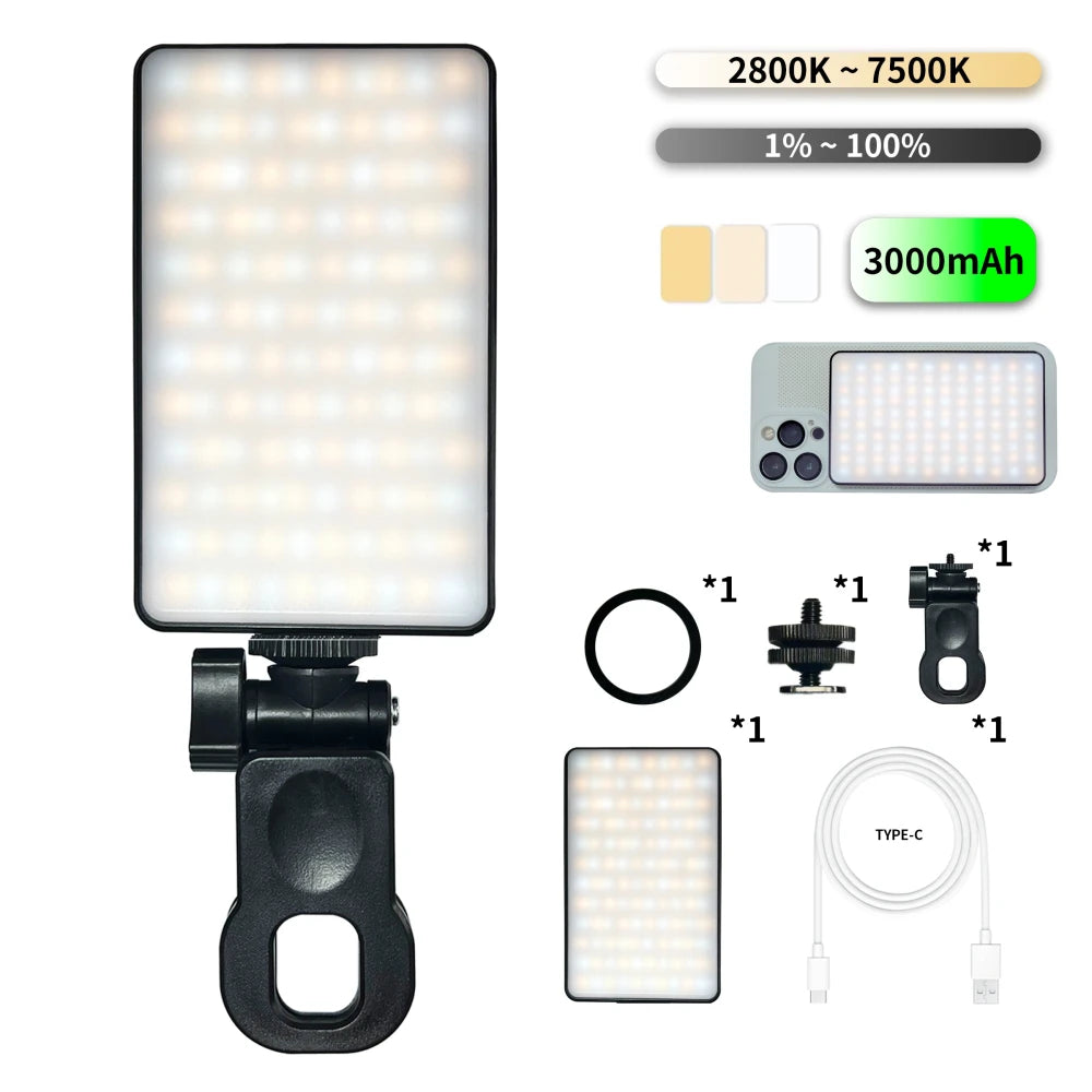 Rechargeable Magnetic Selfie Light