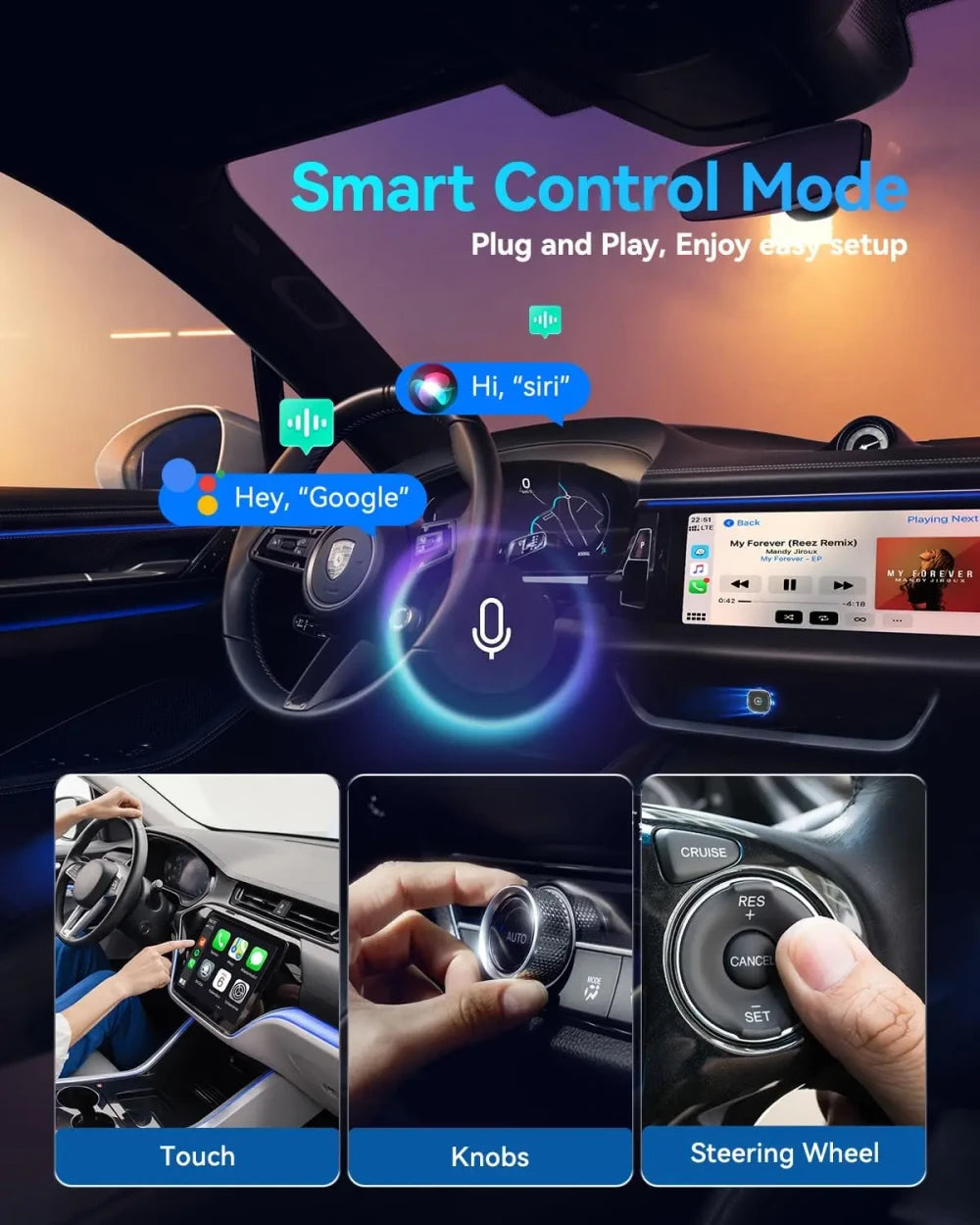 Ultra Mini Wireless CarPlay Adapter