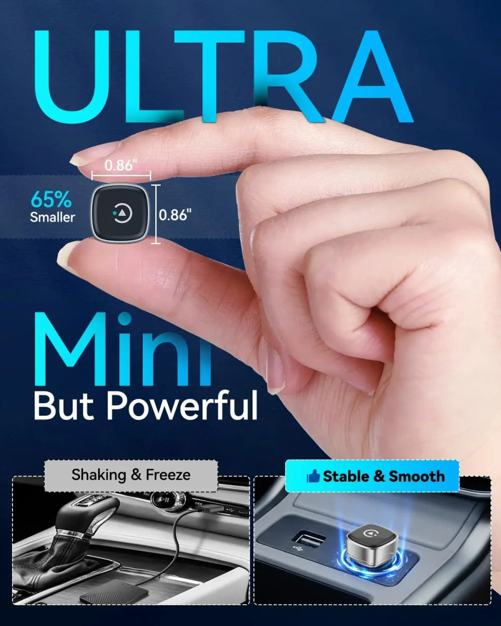 Ultra Mini Wireless CarPlay Adapter